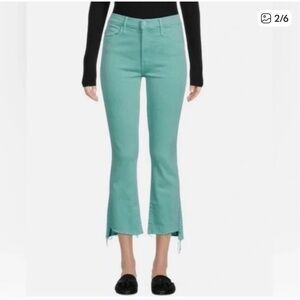 Mother The Insider Crop Step Fray Play Date Size 24 NWT Coastal Casual Boho